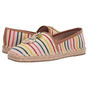 Louise et Cie Adige Rainbow Striped Pineapple Espadrille Flats Size 9